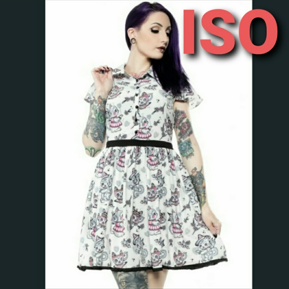Sourpuss Creep Heart Lydia Dress - Major ISO HELP!